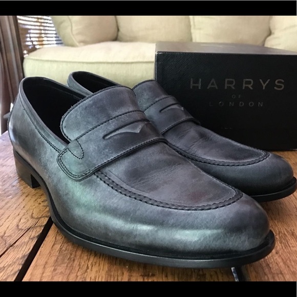 SOLD! HARRYs of London Men’s Dark Gary Loafer 10 - Picture 4 of 5